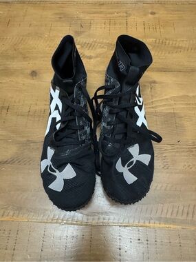 Under Armour Black and White XC Racing Flats